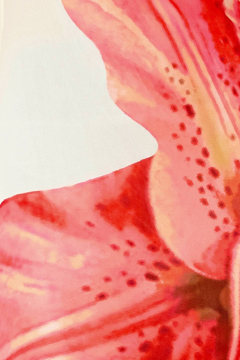 A printed power mesh cami midi dress - ID23652: IVORY / Contemporary / M