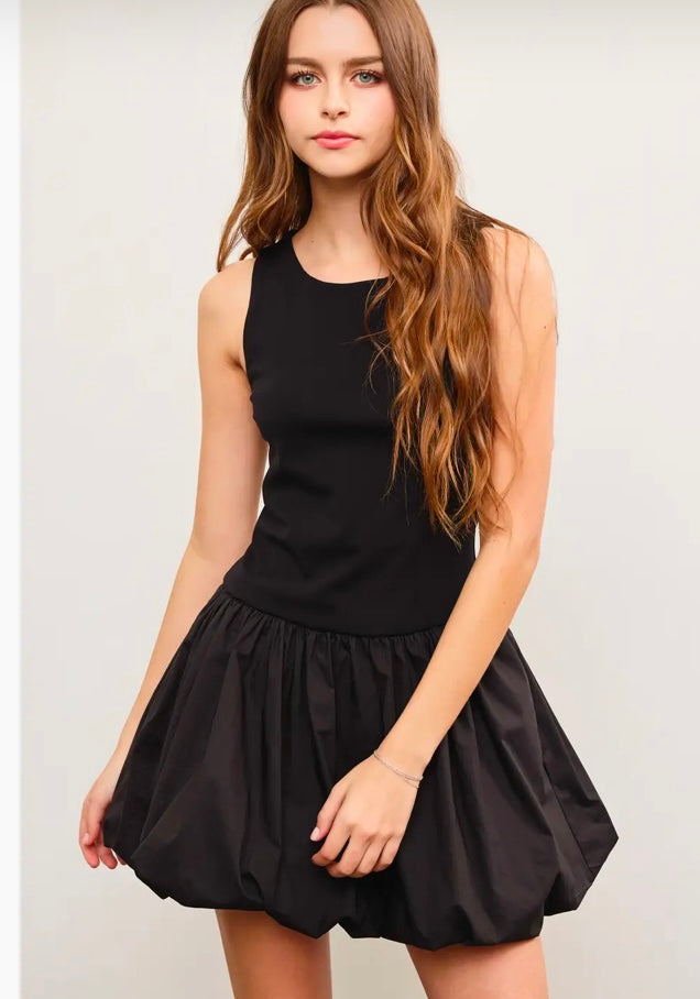 Celeste Balloon Mini Dress