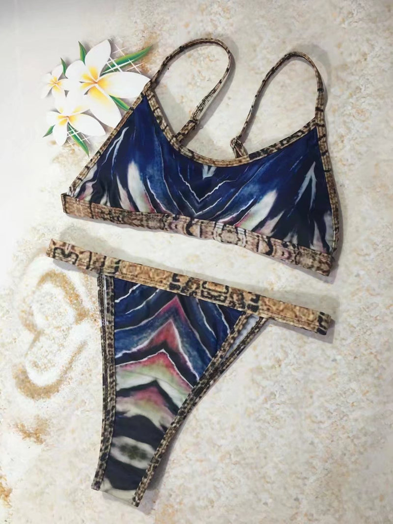 Mozambique High Waist Bikini Set