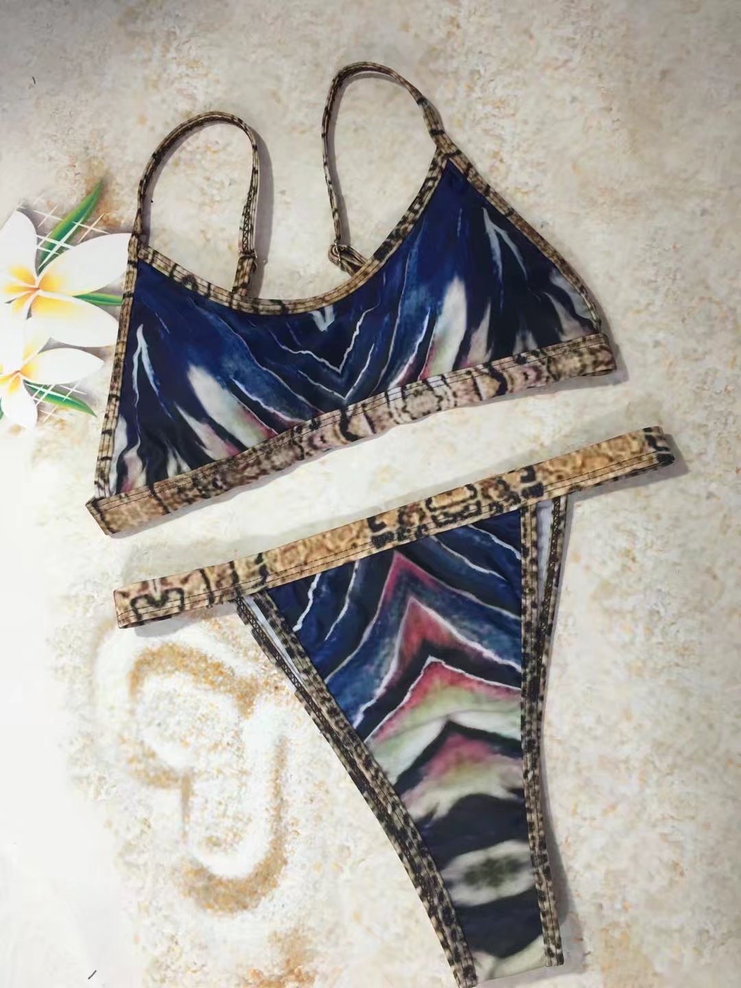 Mozambique High Waist Bikini Set